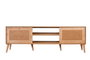 Hanah Home Soporte TV Jüt 180 cm, Roble, Tablero de Partículas Melamina, 180x55x41 cm